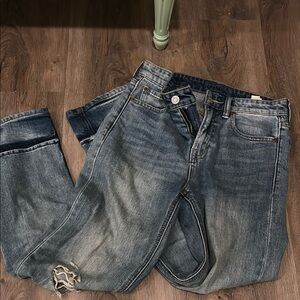 Lucky Brand Stylish Distressed Blue Jeans
